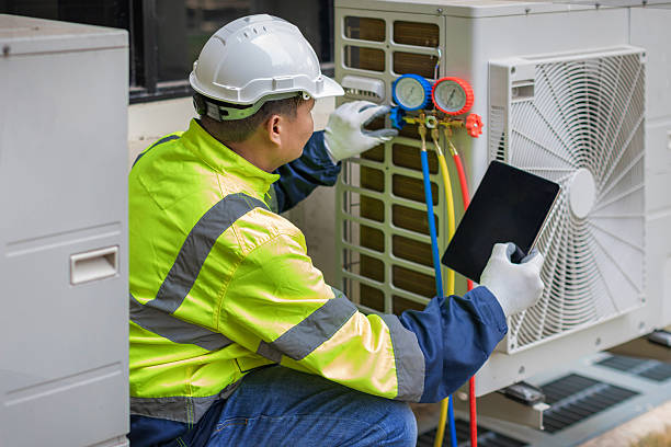 Professional Ductwork Repair technician working in Cedar Lake, IN